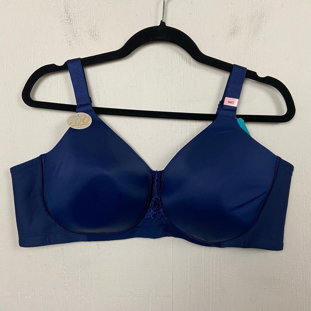 Vanity Fair Women's Beauty Back Blue Full Figure Bra 71380 44D NWT